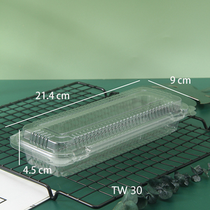 Transparent <span class=keywords><strong>Jetable</strong></span> Conteneur De Fruits En Plastique Pet Noir <span class=keywords><strong>Micro</strong></span>-ondable Fournisseur Légumes Salade Gâteau Supermarché Viande Plateau - Product Image 4