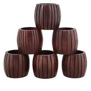 Servilletero de madera para mesa de comedor decorativo de cocina Popular, servilletero de madera hecho a mano con estilo económico de Metal - Product Image 4