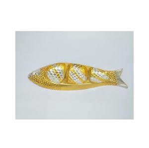 Aluminium Boat Shaped Metal Customized logo Print Handmade Fancy Vintage <b>Decorative</b> <b>Tray</b> for Serving Serving <b>Tray</b> - Product Image 2