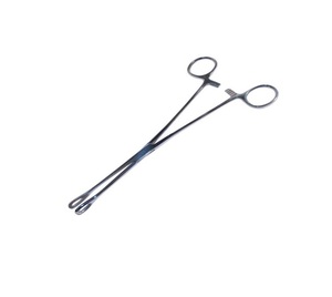 Stainless Steel Foerster Sponge Forceps Curved Serrated 24cm - Product Image 5