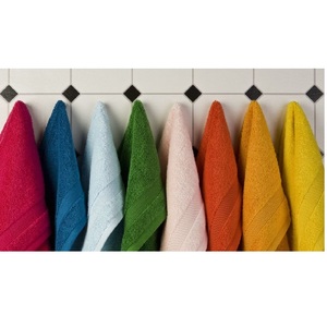 <b>White</b> cotton custom 80x160cm 550 GSM Waffle Weave Plush Oversized Embroidered Biodegradable <b>hand</b> bath <b>towels</b> - Product Image 1