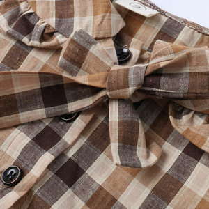 Nouvel arrivage de robe maxi d'été de princesse pour bébés filles sur mesure licou en satin à manches longues décontracté écologique - Product Image 5