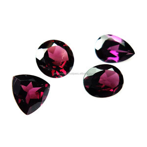 พลอยโรโดไลท์โกเมนสีชมพูทรงสี่เหลี่ยมรูปไข่,แหวนจี้แหวนหมั้นทำจากพลอยโรโดไลท์โกเมนธรรมชาติ - Product Image 4