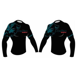 ชุดออกกำลังกายชายและหญิงแบบซับลิเมชันเต็มตัวทำจากหนังโพลีเอสเตอร์สำหรับผู้ใหญ่ - Product Image 2