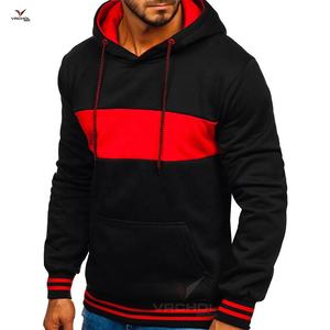 Vente en gros de haute qualité OEM 100% pull en coton chaud polaire surdimensionné capuche brodé en relief solide impression hommes grande taille - Product Image 1