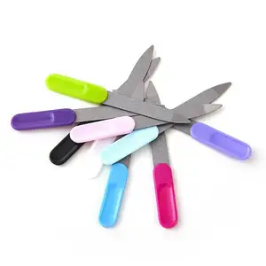 Professional Stainless Steel Nail Files Colorful Manicure Pedicure Double Sided Strong Edge Multicolor Nail Care Tool