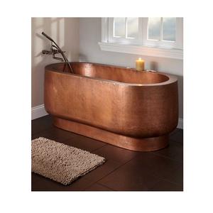 อ่างอาบน้ำทองแดงดีไซน์โบราณพร้อมขนาดและรูปร่างแบบกำหนดเองได้ - Product Image 4