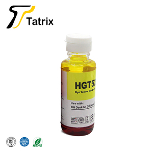 Tatrix GT51 GT52 Compatible Color Water Based Bottle <strong>Refill</strong> Bulk Inkjet <strong>Ink</strong> for HP Tina DeskJet GT 5810 5820 Printer - Product Image 2
