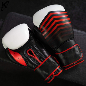 High Quality Genuine Cowhide Leather Boxing Gloves for <b>Punch</b> <b>Bag</b> Pads & Sparring Training Top Martial Arts Gear - Product Image 6