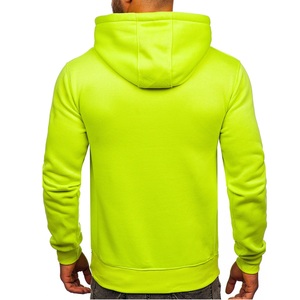 Sweat à capuche pull-over avec logo personnalisé de haute qualité pour hommes en coton polyester OEM conçu pour la saison d'hiver Techniques de teinture unie - Product Image 6