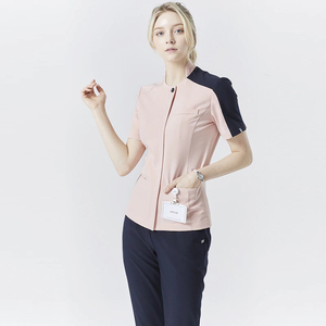 <b>Women's</b> Short Sleeve Nursing Scrubs Health Worker Tops and <b>Pants</b> Workwear Sets Nurse Uniform Suits for Hospital Workers - Product Image 5