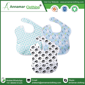 ผ้ากันเปื้อนเด็กทารกและเด็กวัยหัดเดินแบบกันน้ำทำจากผ้าฝ้าย - Product Image 6