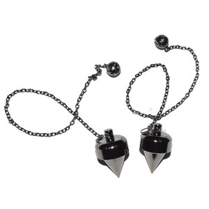 Supplier of Bullet Cap Black Metal Pendulums : Bullet Cap Black Metal Pendulums for Sale - Product Image 1