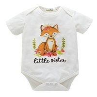Romper Bayi Baru Lahir Rajutan Katun Lengan Pendek Kasual Desain Cetak Huruf Heat-Transfer Musim Panas Layanan OEM Kustomisasi
