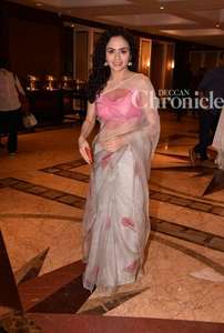 Saris en organza avec chemisier - Product Image 4