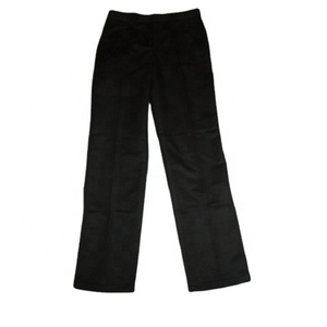 Pantalon décontracté pour homme de haute qualité, taille mi-haute, coupe droite, 100 % coton, idéal pour l'été, avec braguette boutonnée et respirant - Product Image 1