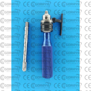 GORAYA-taladro de mano alemán con mango en T, instrumento ortopédico de cirugía veterinaria, Chuk key16cm, certificado CE ISO, 1 ud., gran oferta - Product Image 2