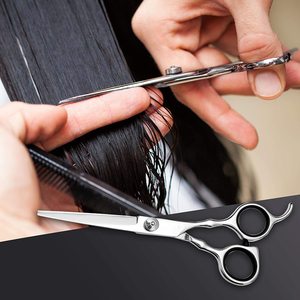 Tijeras de Peluquería de Acero Inoxidable de Alta Calidad con Hoja Afilada, Tornillo Ajustable y Reposamanos para Corte de Cabello - Product Image 5