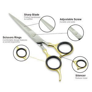 Outils d'extension de cheveux de qualité supérieure Nouveau design Ciseaux à cheveux en acier inoxydable Or Argent Cheveux en acier inoxydable de qualité supérieure - Product Image 4