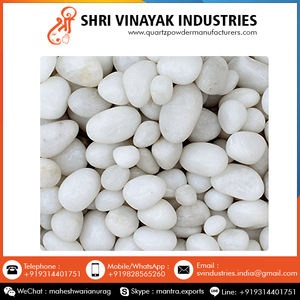 2024 vente pierre de galets blanche neige naturelle disponible au prix du fournisseur indien - Product Image 6