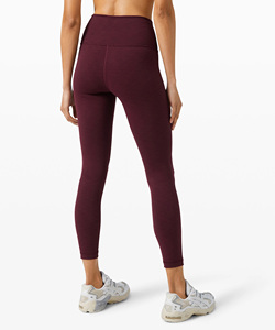 Pantalon de yoga tricoté pour femmes de haute qualité sur mesure Styles décontractés respirants Logo taille technique cousue nouveaux modèles en gros - Product Image 2