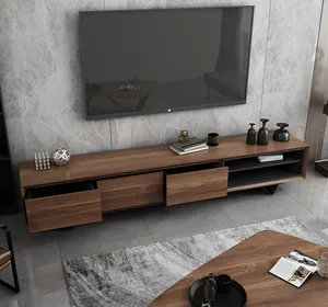 ATUNUS Atacado china mercadoria simples de madeira móveis modernos armários rack gabinete design TV banco