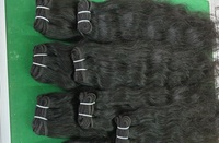 Extensions de queue de cheval en cheveux vierges indiens Remy, qualité excellente, lisses et soyeuses, double trame, 100% cheveux humains