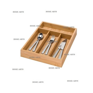 Porta Cubiertos de Madera con 6 Compartimentos, Porta Cubiertos de Calidad Superior a Precios Bajos - Product Image 2