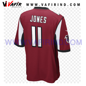 Camisetas de fútbol americano personalizadas, uniformes transpirables de talla grande, Conjunto elegante de ropa de fútbol - Product Image 3