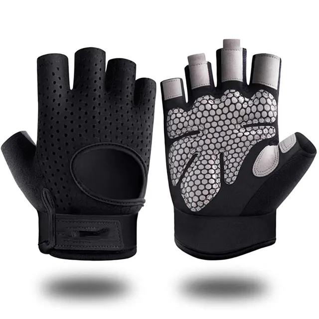 Cycling & Exercise Gloves Bodybuilding Power lifting Weightlifting GYM Workout Fitness Gloves