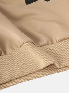 Sudadera deportiva hecha a medida para hombre, forro polar estampado de caracteres de Color sólido liso de alta calidad para actividades de gimnasio informales de invierno - Product Image 3