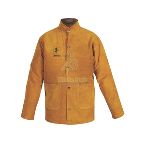 Best Quality Pro Welding Safety <b>Jacket</b> Split Leather Anti-Static Anti-Heat Customized Color & Size Hot Sales Best Price - Product Image 3