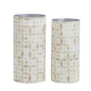 Florero de diseño de lujo para madre de perla, decoración de casa, diseño antiguo, hueso de flor para tamaño personalizado - Product Image 1