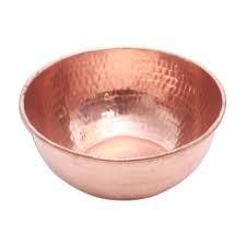 Bol de service en cuivre poli à la main, pour bol à martelé, bol en cuivre pour vaisselle, à bas prix, 1 pièce - Product Image 6