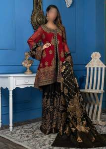 2021-2022 Diseñador moderno Traje étnico paquistaní Indio Recto Salwar Kameez Trajes AJM Trade House Colección de seda - Product Image 6