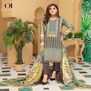 Vestido indio y pakistaní de viscosa para mujer Ropa elegante - Product Image 1