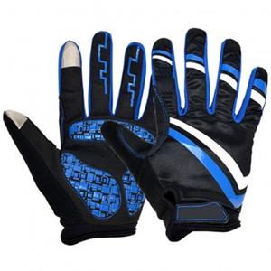 Gants de cyclisme sur route 2017 à doigts entiers, respirants, résistants à l'abrasion, antidérapants, couleurs et logo personnalisés pour cyclistes unisexes - Product Image 1