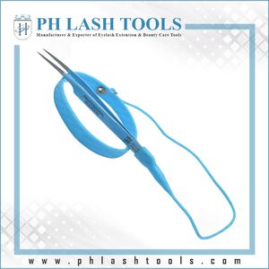 Sky Blue สายรัดข้อมือยางยืดสำหรับต่อขนตา,อุปกรณ์ป้องกันสายรัดข้อมือยางแบบยืดหยุ่นแหนบยึดขนตา - Product Image 3