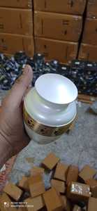 BRASS WHITE WITH GOLDEN PET PAW ENGRAVED CREMATION URN <b>FUNERAL</b> <b>SUPPLIES</b> Brassworld India - Product Image 3