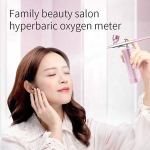 휴대용 얼굴 물 스프레이 건 네일 페인트 메이크업 바디 케이크 페인트 이발사 에어 브러시 미니 펌프 에어 브러시 압축기 - Product Image 2