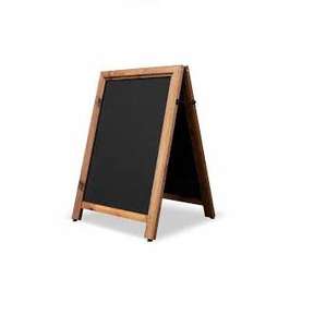 กระดานดำวินเทจสำหรับใช้ในสำนักงานกระดานดำเมนูไม้ - Product Image 3