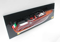 RIVA RAMA DEMI COQUE MODÈLE EN BOIS DE HAUTE QUALITÉ BATEAU Noël Nouvel An Fête des Pères Thanksgiving Idée Cadeau en Bois Fabriqué à la Main