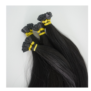 16 Inches High Quality Vietnamese Remy Hair Extension U/V Tip Virgin Human Hair Dyed <b>Wig</b> Natural Style Made Viet Nam <b>Braiding</b> - Product Image 1