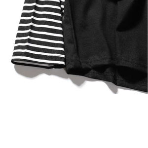 เสื้อยืดผ้าฝ้ายคอกลมแขนยาวสองชั้นสำหรับผู้ชาย,เสื้อทรงหลวมสไตล์ฮิปฮอปสำหรับใส่กลางแจ้ง - Product Image 6