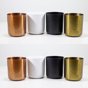 Tarros de metal de hierro para velas, latas de vela con logotipo personalizado, envases de vela recubiertos de latón personalizados, tarros de la India - Product Image 2