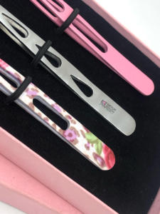 Nouveau Style Meilleur Produit Différents Styles Pince à Sourcils Pointe Argentée En Acier Inoxydable Avec Votre Propre Logo Personnalisé Instruments De Beauté - Product Image 2