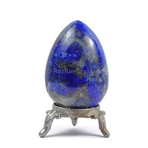 Buy Online Decorative Lepis Lazuli Gemstone <b>Egg</b> - Product Image 1