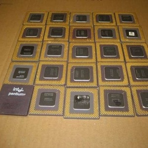 Stock de componentes de escritorio de chatarra de oro de CPU de cerámica usada para Intel 386/486 - Product Image 5