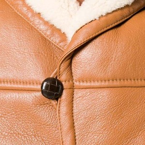 Chaqueta de Piel de Oveja de Estilo Moderno, Resistente al Viento, Impermeable, Transpirable y Ecológica, Servicio OEM para Moda de Invierno - Product Image 3