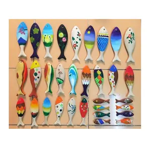 民间艺术木鱼壁挂装饰-五颜六色的木鱼价格和质量都很好 // Rachel: + 84896436456